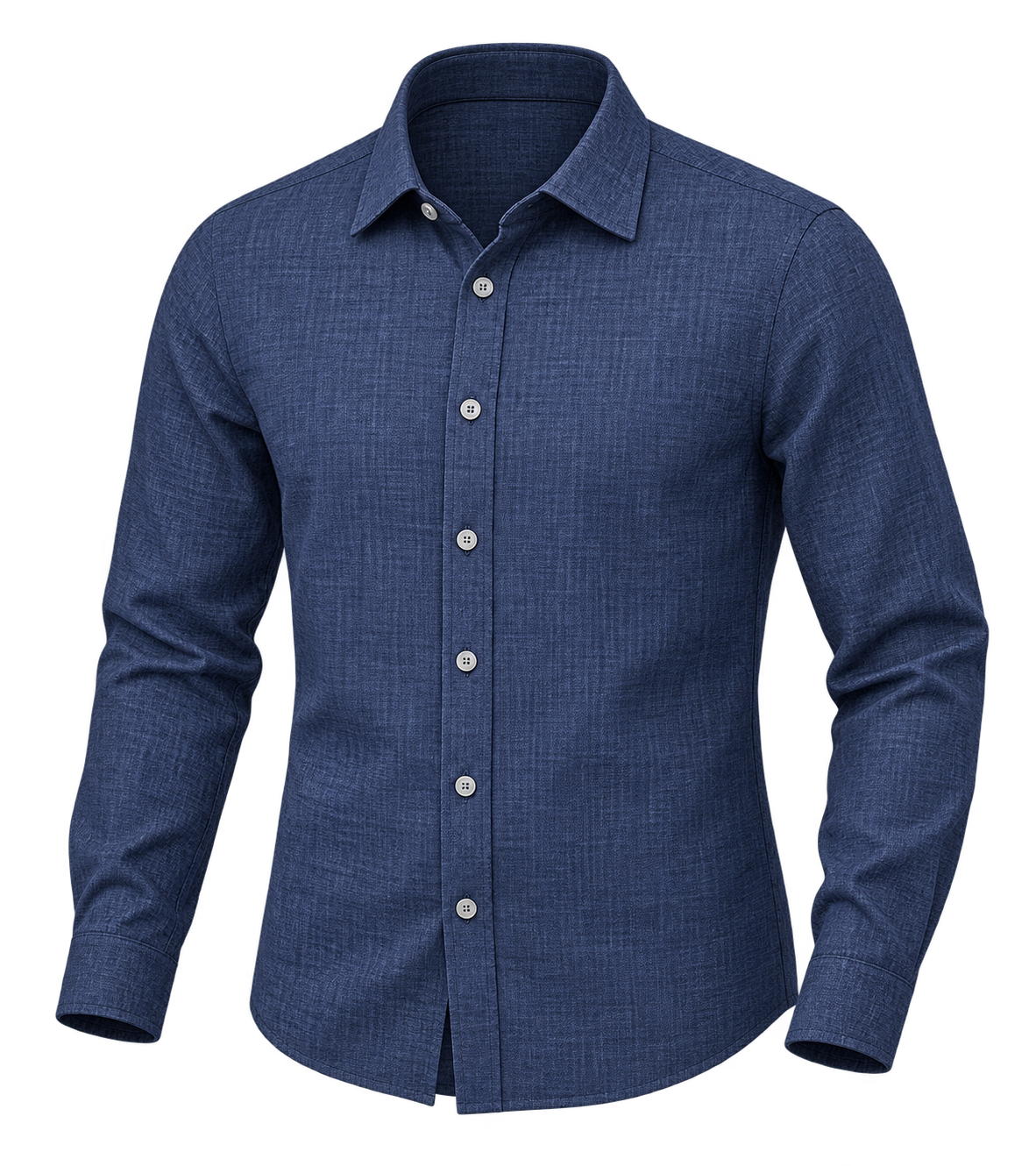 VEDKO shirt collar and button detail