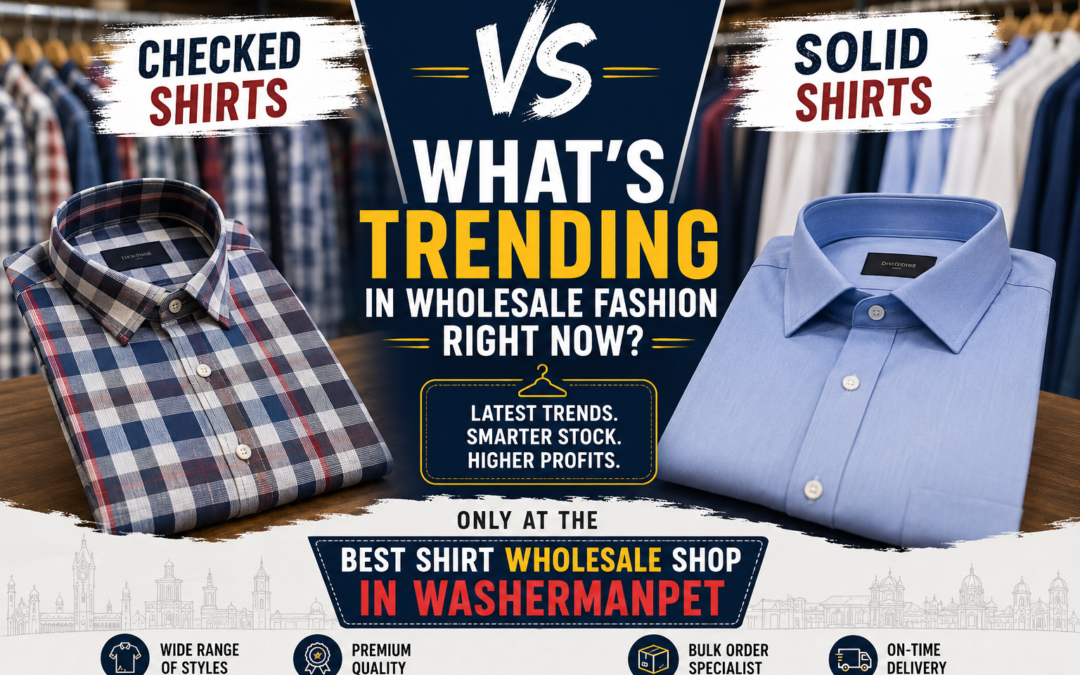Checked Shirts vs Solid Shirts: What’s Trending in Wholesale Fashion Right Now?