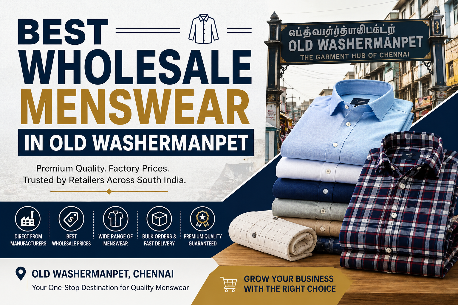 Best Wholesale Menswear in Old Washermanpet