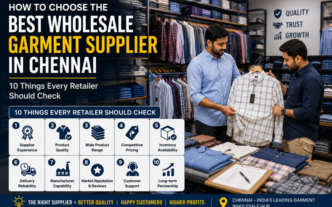 How to Choose the Best Wholesale Garment Supplier in Chennai (10 Things Every Retailer Should Check)