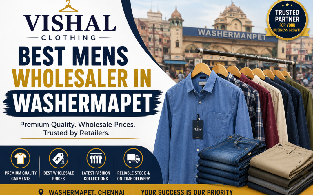 Wholesale Supplier in Washermanpet: Why Vishal Clothing Is the Trusted Choice for Men’s Clothing Retailers